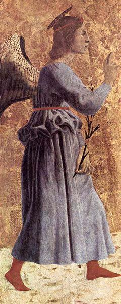 Piero della Francesca Polyptych of the Misericordia: Archangel Gabriel